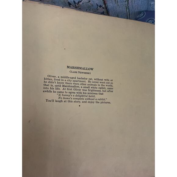 1942 “Marshmallow” By Clare Turlay Newberry - Picture 4 of 14